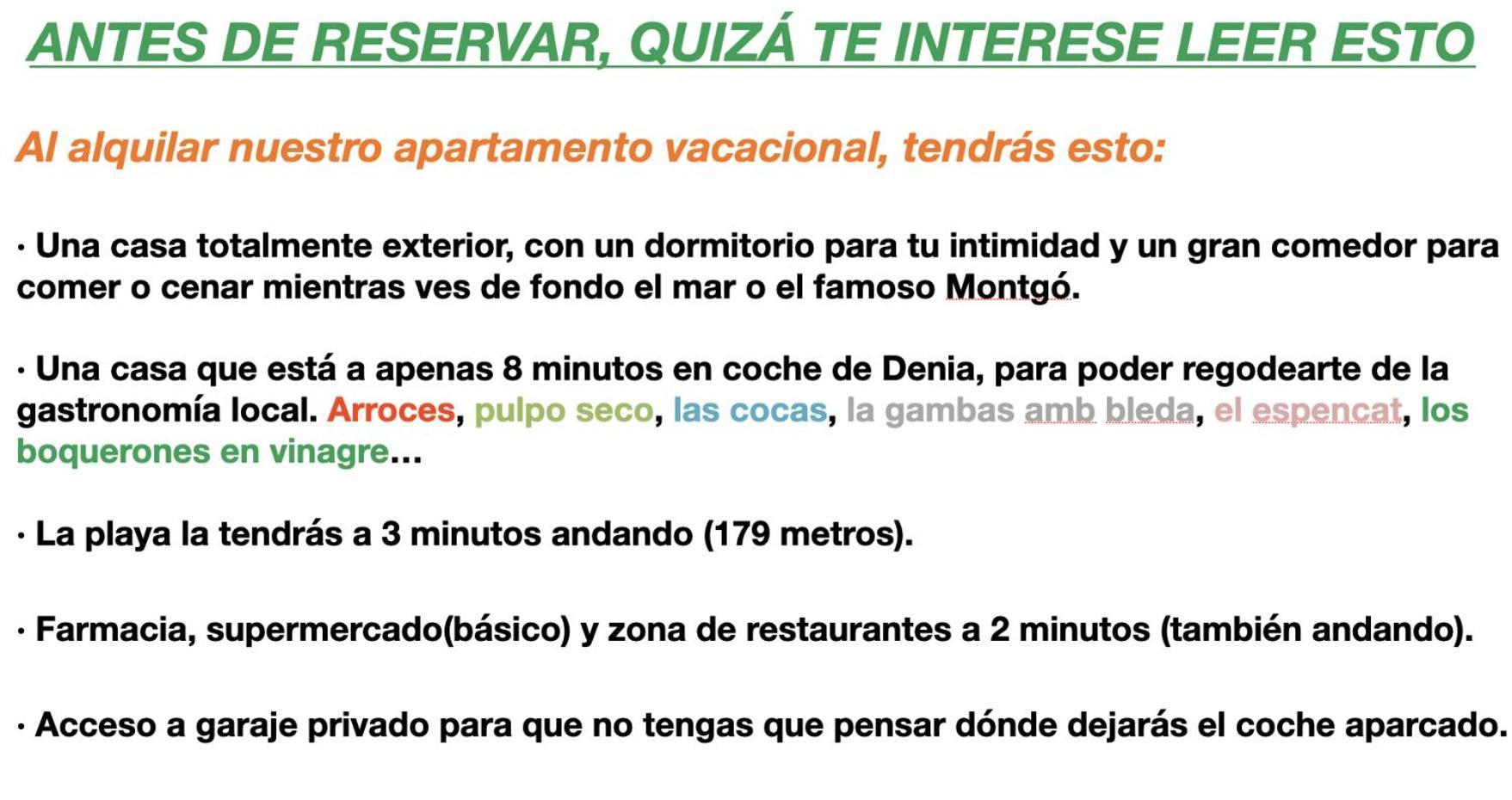 La Playa A 2 Minutos Y 14 Segundos A Pie Apartment Denia Bagian luar foto
